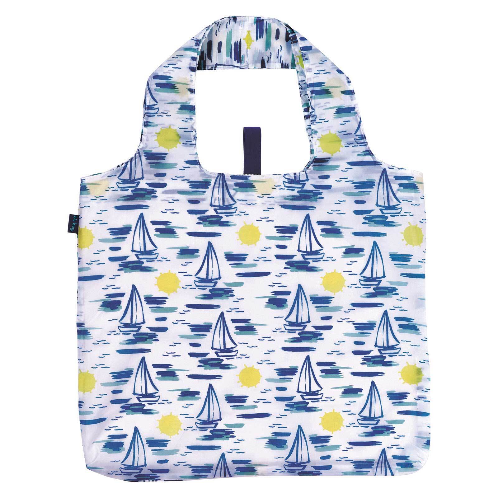 rockflowerpaper SAILS blu Bag Reusable Shopper Tote Plimoth